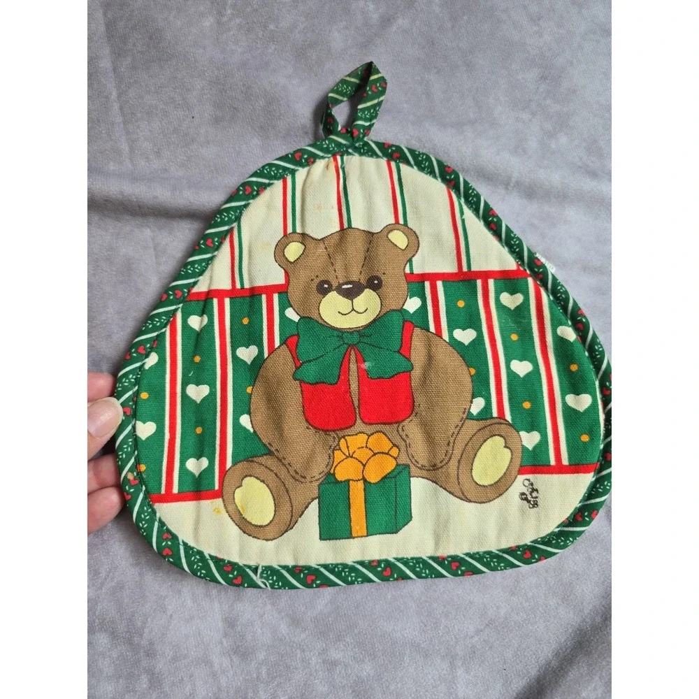 Lot Of 3 Vintage Christmas CSC Potholder Hot Pads